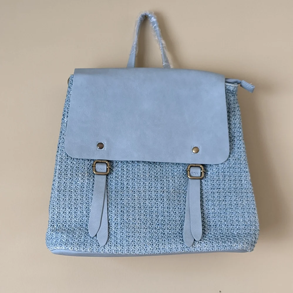 Jen & Co woven backpack